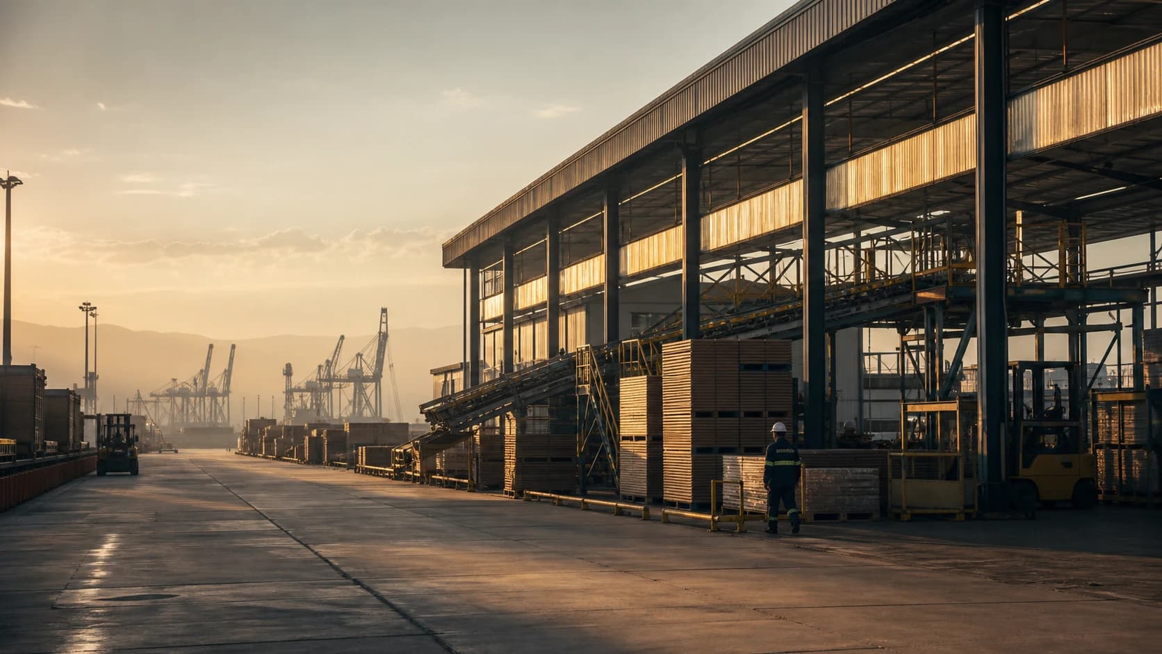 Operação industrial e logística brasileira